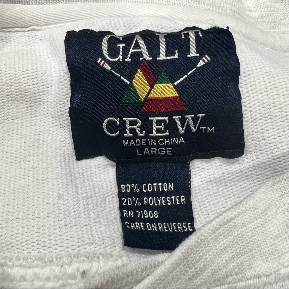 Vtg 90’s Galt Sand Kansas Jayhawks KU Crewneck Sweatshirt Large NCAA Rock Chalk - Picture 10 of 13
